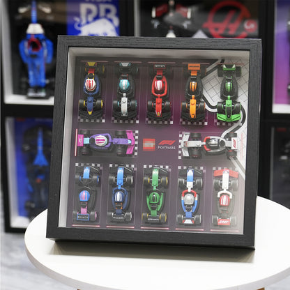 Display Case For LEGO® F1 Collectible Race Cars 71049 - Style B