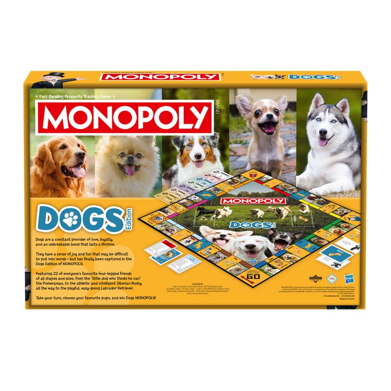 Monopoly Dogs Board Game