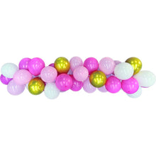 White Smoke Balloon Garland 40 Pack - Pink White Balloons