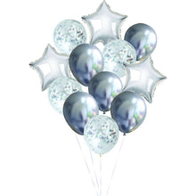 White Smoke Balloon Latex 12 Pack - Silver Balloons