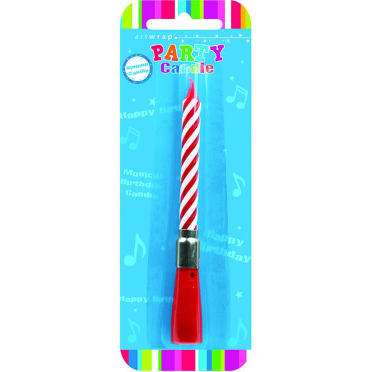 Turquoise Candle Musical - Red, 1Pk Candles