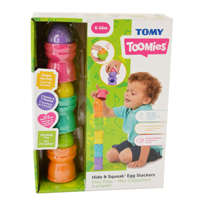 Hide & Squeak Egg Stackers