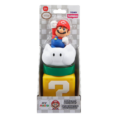 Super Mario Pour & Nest bath toy