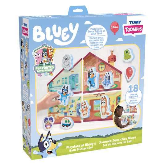 Bluey Playdate At Blueys Bath Sticker Set