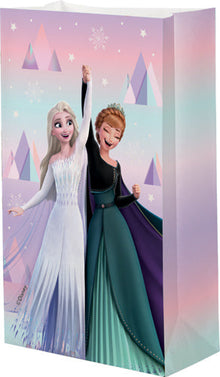 White Smoke Party Bag, Paper, 8 Pack - Frozen Themed Parties