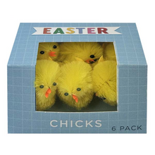 White Smoke Easter Chicks, Yellow, 6pk Easter