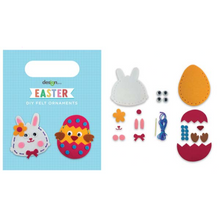 White Smoke Easter DIY Felt Ornaments Kit Easter