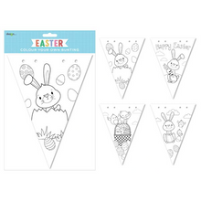 White Smoke Easter Colour Your Own Bunting Easter