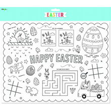 White Smoke Easter DIY Colouring Placemat Easter