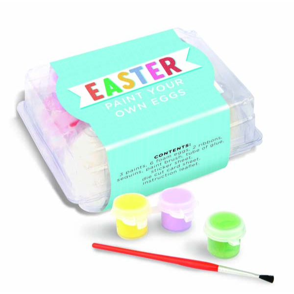 White Smoke Easter DIY Paint Your Own Easter Eggs Easter