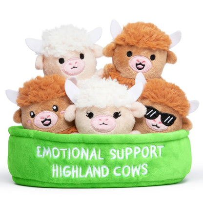Emotional Support Pals Highland Cow Plush