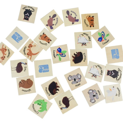 Bush Buddies Wooden Memory Game Australian Animal