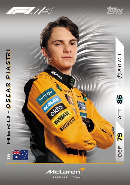 F1 Turbo Attax 2025 Cards (24) Box Set