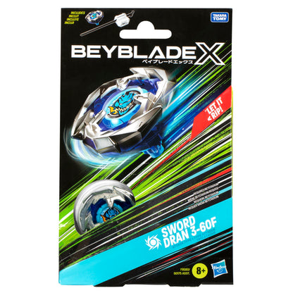 Beyblade X Sword Dran 3-60F Starter Pack Top and Launcher