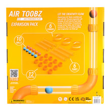 Air Toobz Expansion Pack back box with clear window, 6 tubes and 10 balls