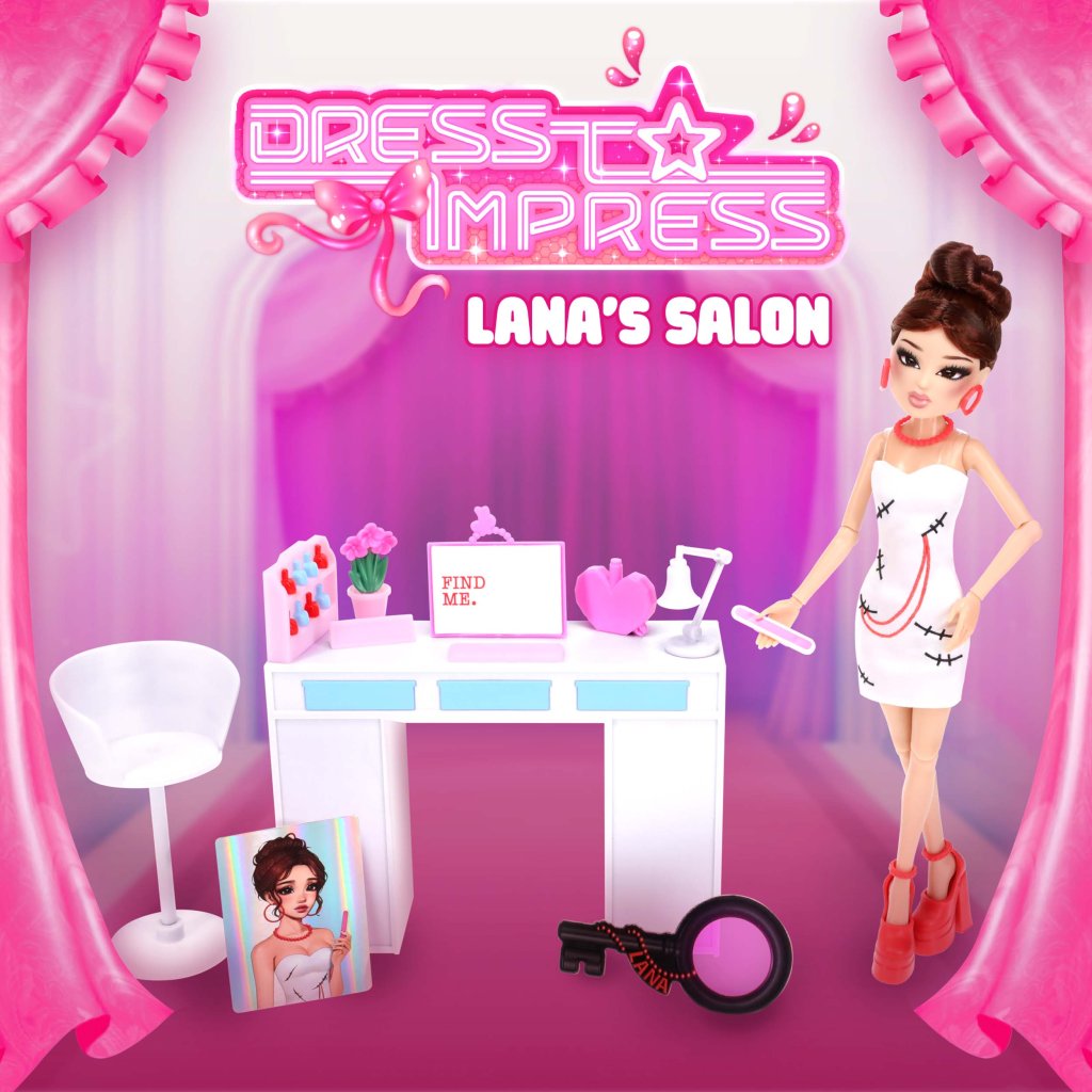Dress to Impress Lana's Salon Deluxe Fashion Doll Set