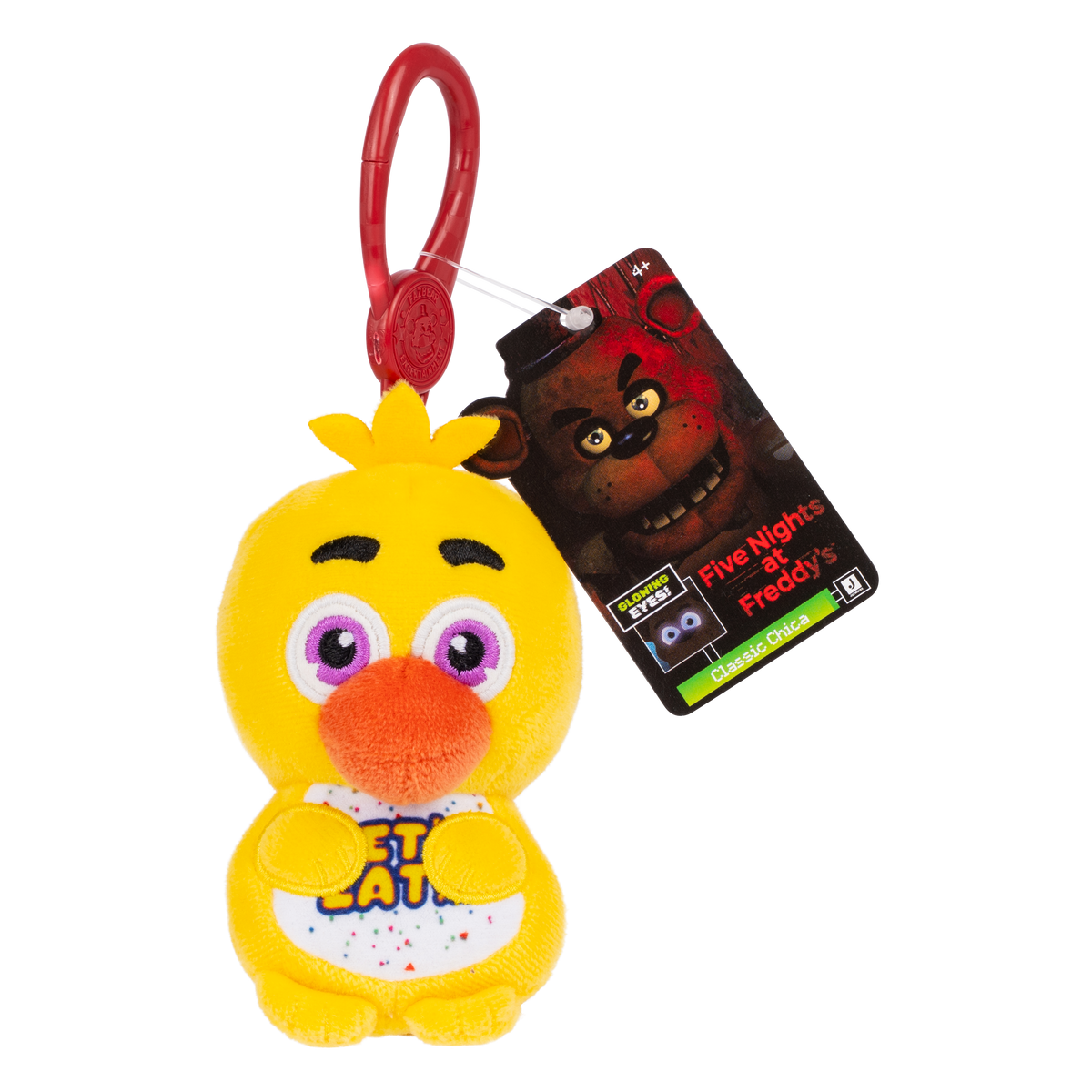 Five Nights At Freddy's 3.5" Clip On Plush Classic Chica