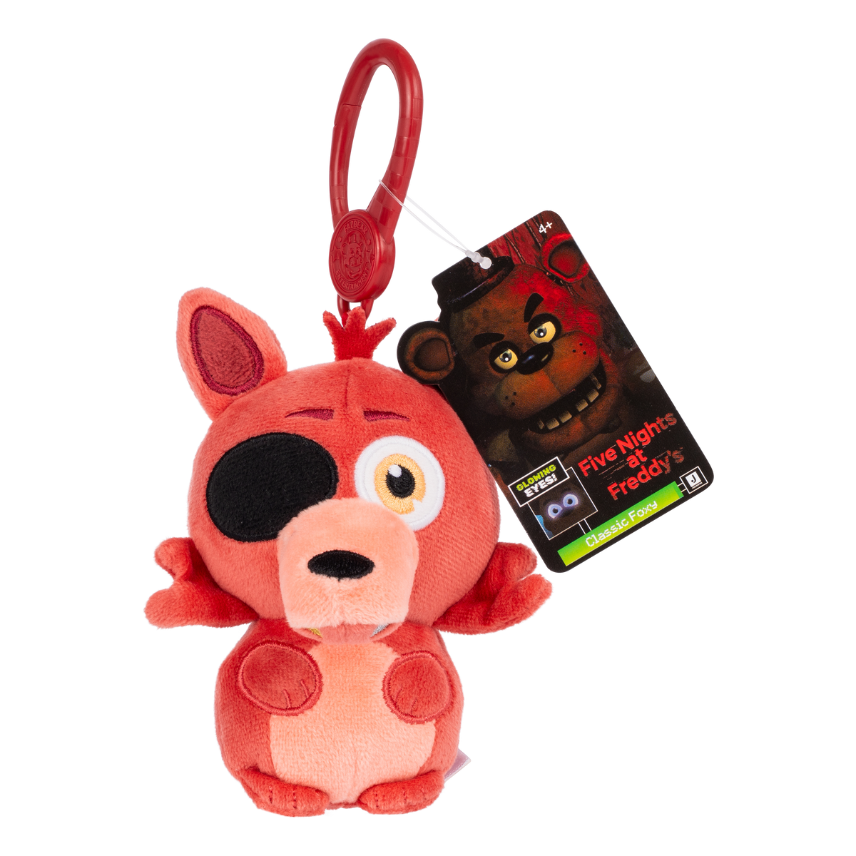 Five Nights At Freddy's 3.5" Clip On Plush Classic Foxy