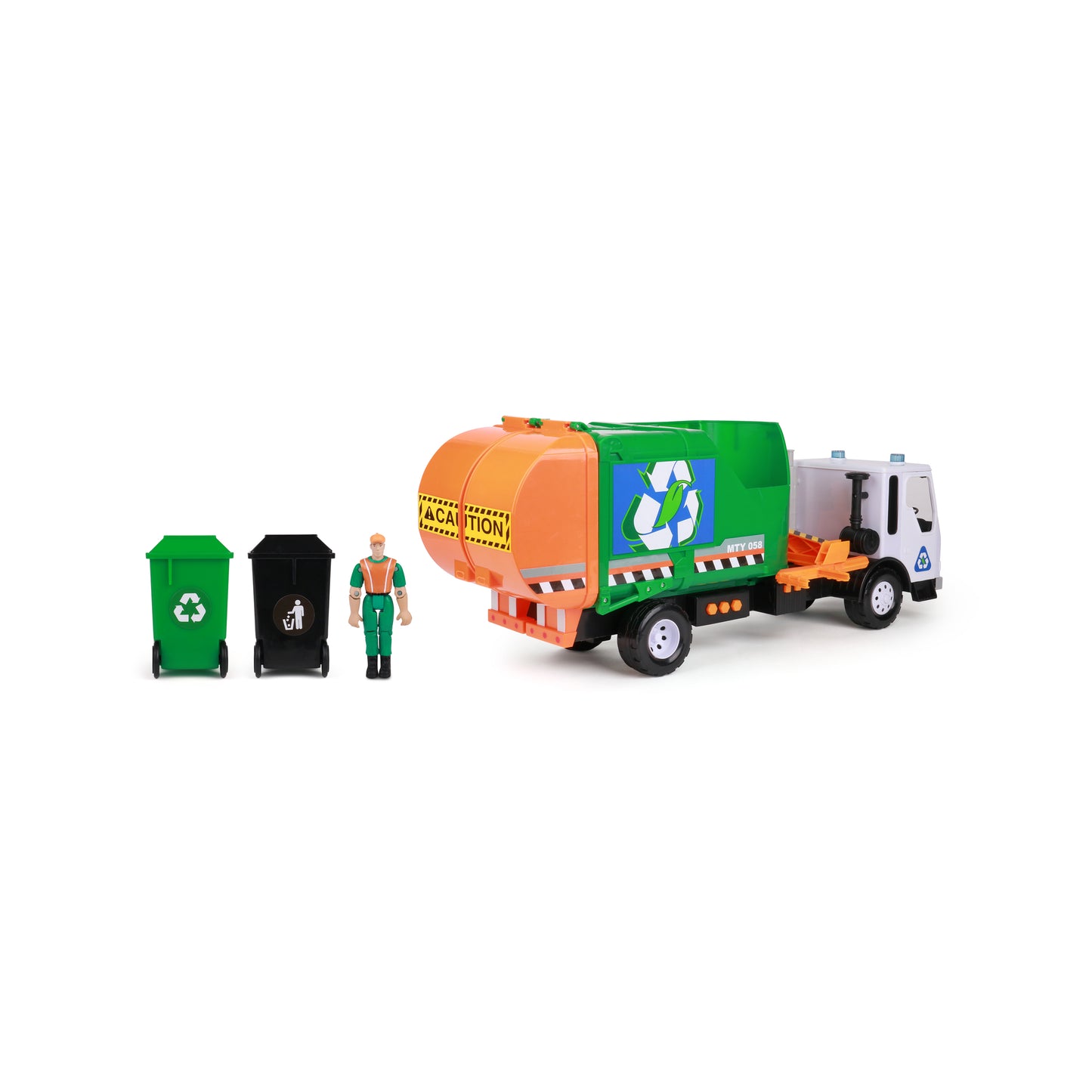 Mighty Fleet Titans Go Green Garbage Truck