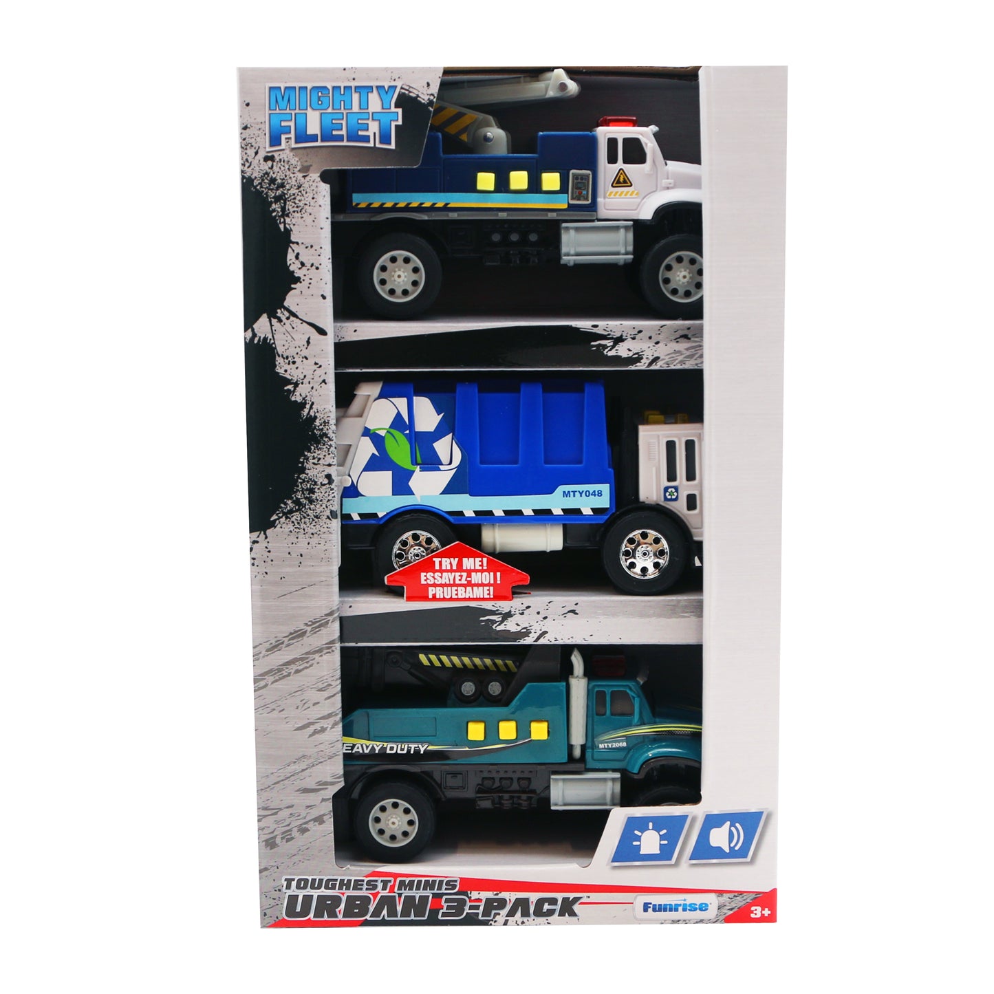 Mighty Fleet Toughest Minis Urban 3pk