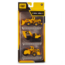CAT Metal Machines 3Pk Wheel Loader/Excavator/Steam Roller