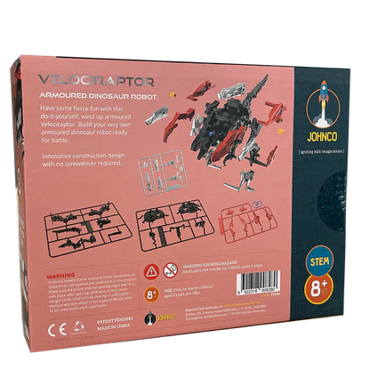 Johnco Velociraptor - Armoured Dinosaur Robot