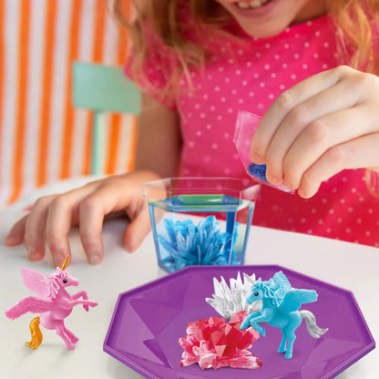 4M Crystal Growing Magical Unicorn Crystal Terrarium