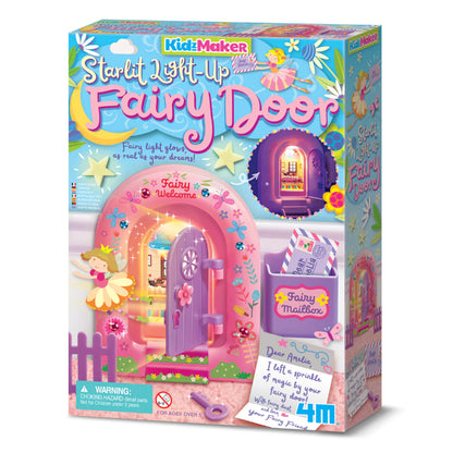 4M KidzMaker Starlit Light-Up Fairy Door