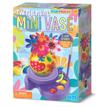 4M KidzMaker Twirl & Paint Mini Vase