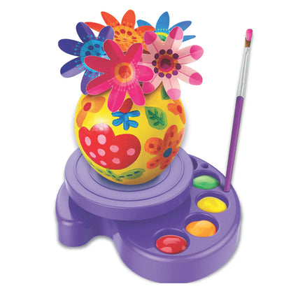 4M KidzMaker Twirl & Paint Mini Vase