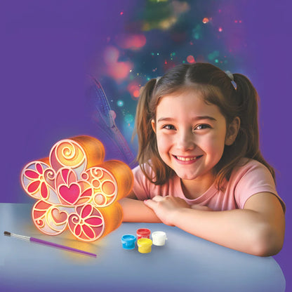 4M KidzMaker Colour Lit Flower Lamp