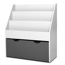 Keezi 3 Tiers Kids Bookshelf Magazine Rack Children Bookcase Organiser Storage