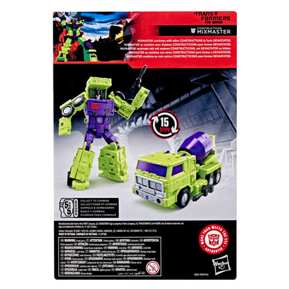 Transformers Studio Series Voyager Class The Transformers: The Movie Constructicon Mixmaster Action Figure