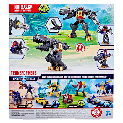 Transformers Cyberworld Grimlock Chomp & Battle Action Figure
