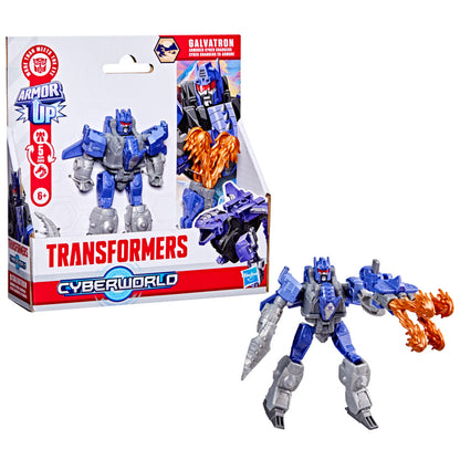 Transformers CYBERWORLD Armored Cyber Changers Galvatron Action Figure