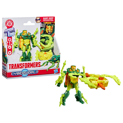 Transformers Cyberworld Armored Cyber Changers Chop Shop Action Figure
