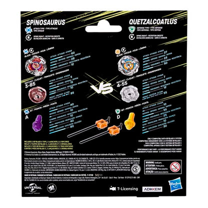 BeyBlade Jurassic  Spinosaurus vs. Quetzalcoatlus