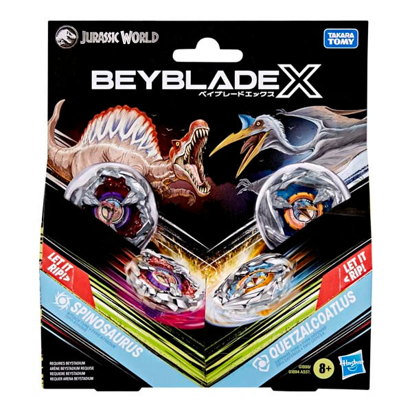 BeyBlade Jurassic  Spinosaurus vs. Quetzalcoatlus