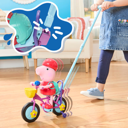 Peppa Pig Ready, Pedal, Go Peppa Interactive Figure and Bicycle Playset