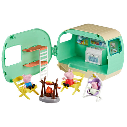 Peppa Pig Three Little Piggies Caravan Playset
