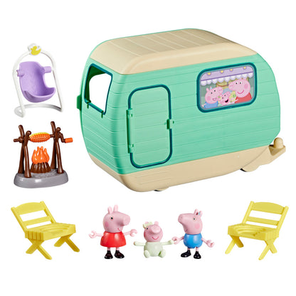 Peppa Pig Three Little Piggies Caravan Playset