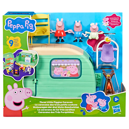 Peppa Pig Three Little Piggies Caravan Playset