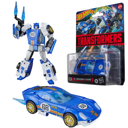 Transformers Collaborative Hot Wheels x Transformers El Segundo Coupe Converting Action Figure