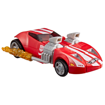 Transformers Collaborative Hot Wheels x Transformers Red Twin Mill Converting Action Figure