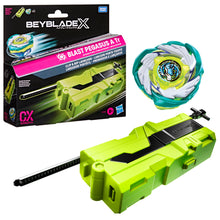Beyblade X Clip & Rip Right-Spin Launcher & Top Set