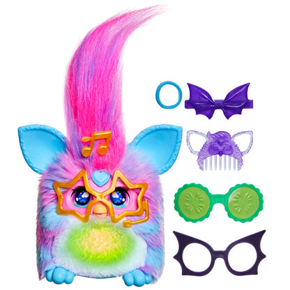 Furby Vibes Blue Razz Electronic Plush Toy