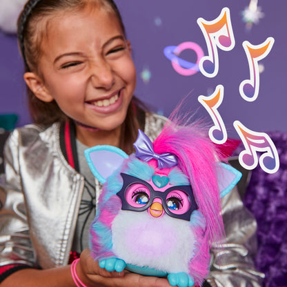 Furby Vibes Blue Razz Electronic Plush Toy