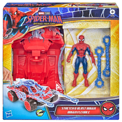 Marvel Studios Spider-Man Brand New Day ActionVerse Stretch & Blast Buggy Action Figure & Vehicle