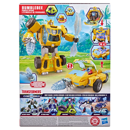 Transformers Cyberworld Bumblebee Power Spark Energon Surge Electronic Action Figure