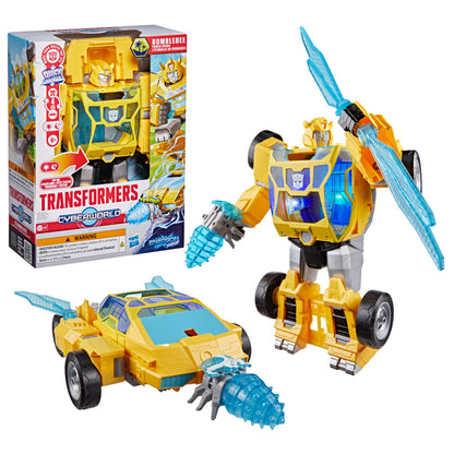 Transformers Cyberworld Bumblebee Power Spark Energon Surge Electronic Action Figure
